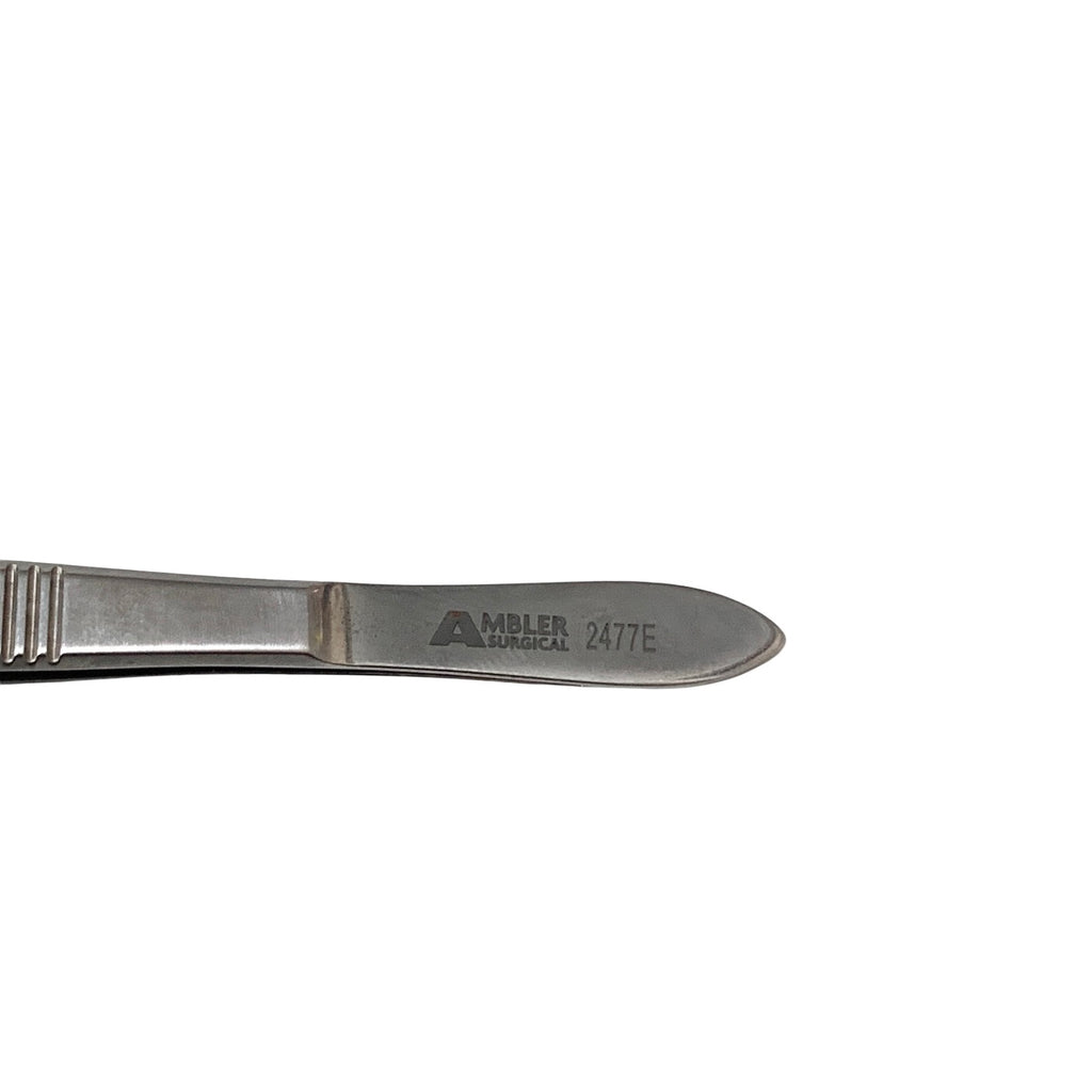 AMBLER REF 2477E Nugent utility forceps 4 1/4'',angled 45º jaws, 10.0mm long smooth tips, narrow handle