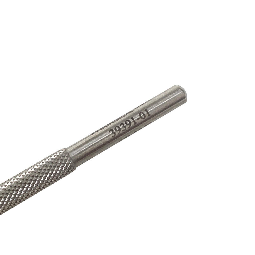AMBLER REF 6843E Slade femtosecond laser spatula 4 1/2'', vaulted shaft, 22.0mm from bend to tip
