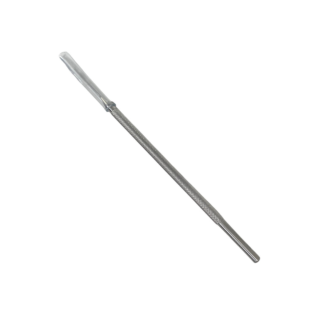 AMBLER REF 9261E Sinskey lens manipulating hook 4 1/2'',straight shaft, 0.25mm diameter blunt tip, round handle
