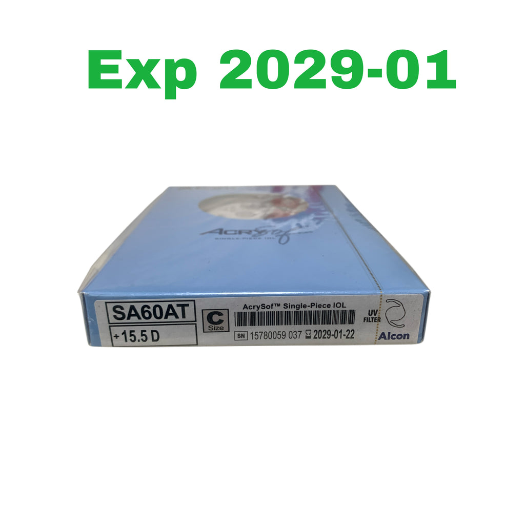 ALCON SA60AT +15.5 D, C Size, AcrySof™ Single-Piece IOL EXP 2029-01