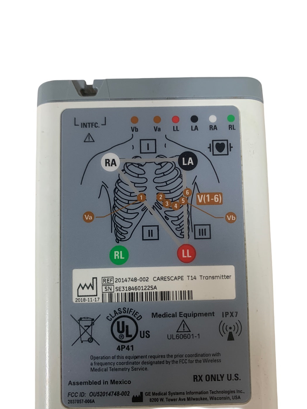 GE HEALTHCARE Carescape T14 Telemetry Transmitter