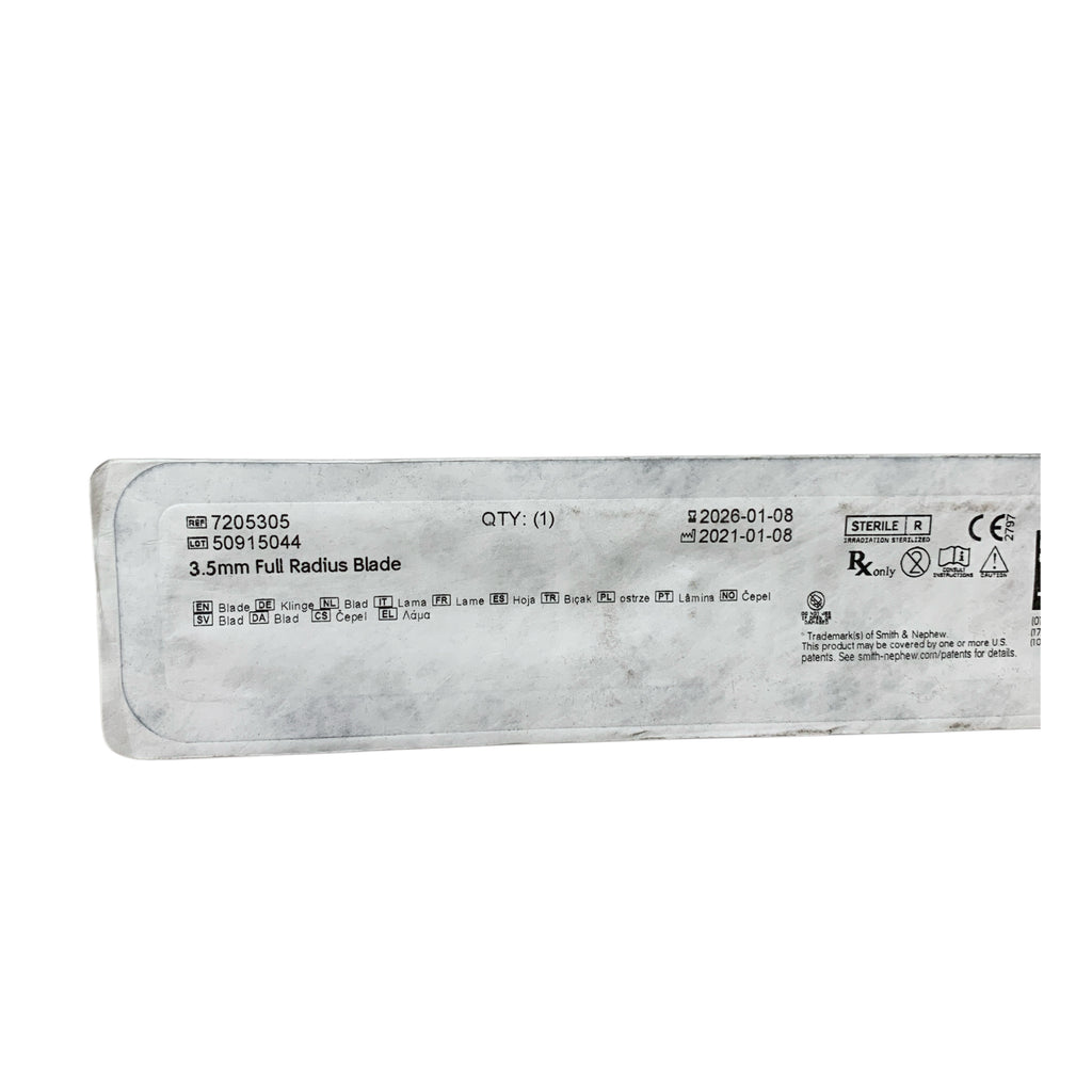 SMITH & NEPHEW 7205305 Full Radius Blade 3.5mm EXP 2026 01