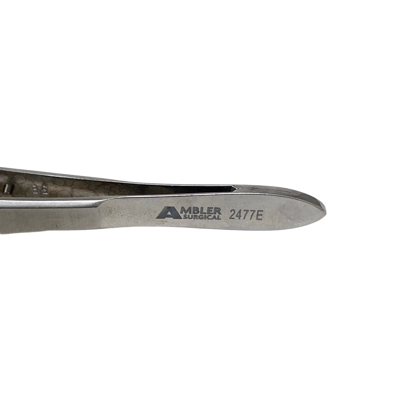 AMBLER REF 2477E Nugent utility forceps 4 1/4'',angled 45º jaws, 10.0mm long smooth tips, narrow handle