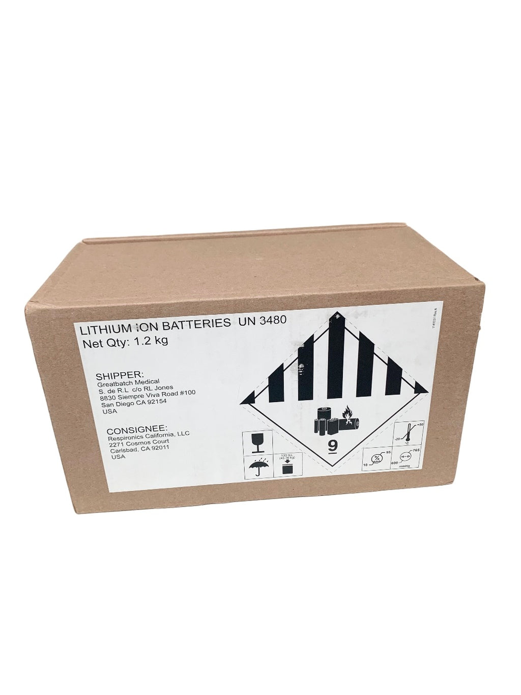 PHILIPS REF 1076374 (1058272) Respironics V60 Ventilator Battery 14.4V 11.0Ah 163Wh