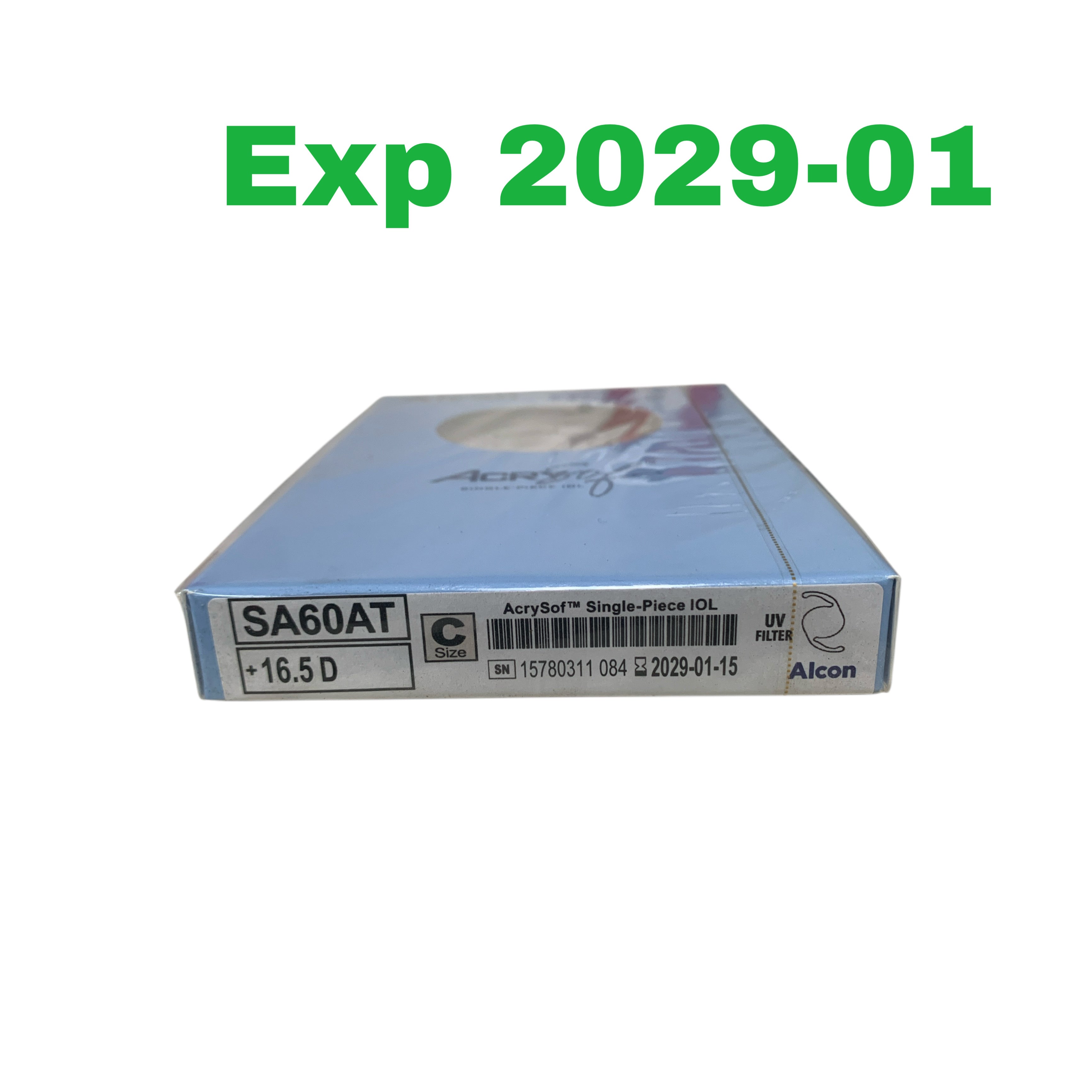 For Sale ALCON SA60AT +16.5 D, C Size ,AcrySof™ Single-Piece IOL EXP 2029-01