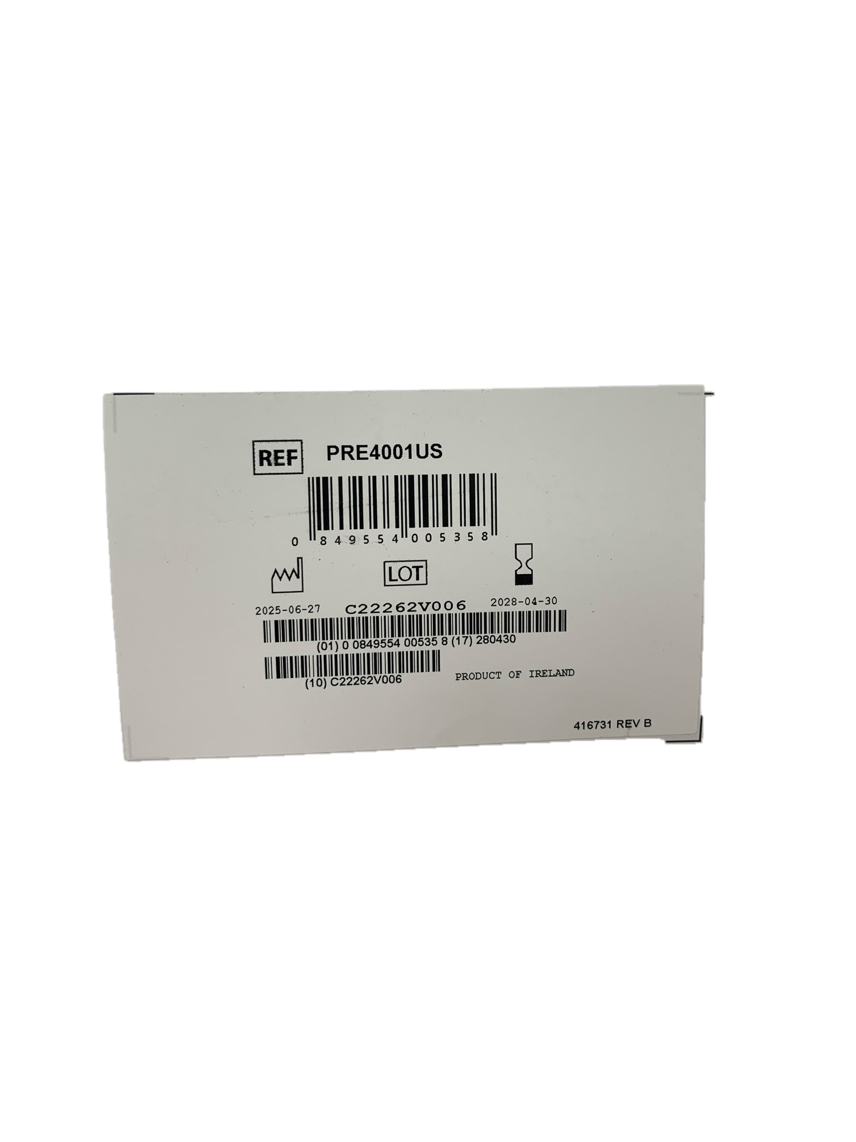KCI REF PRE4001US Prevena Plus Incision Management System, Exp.2028/04