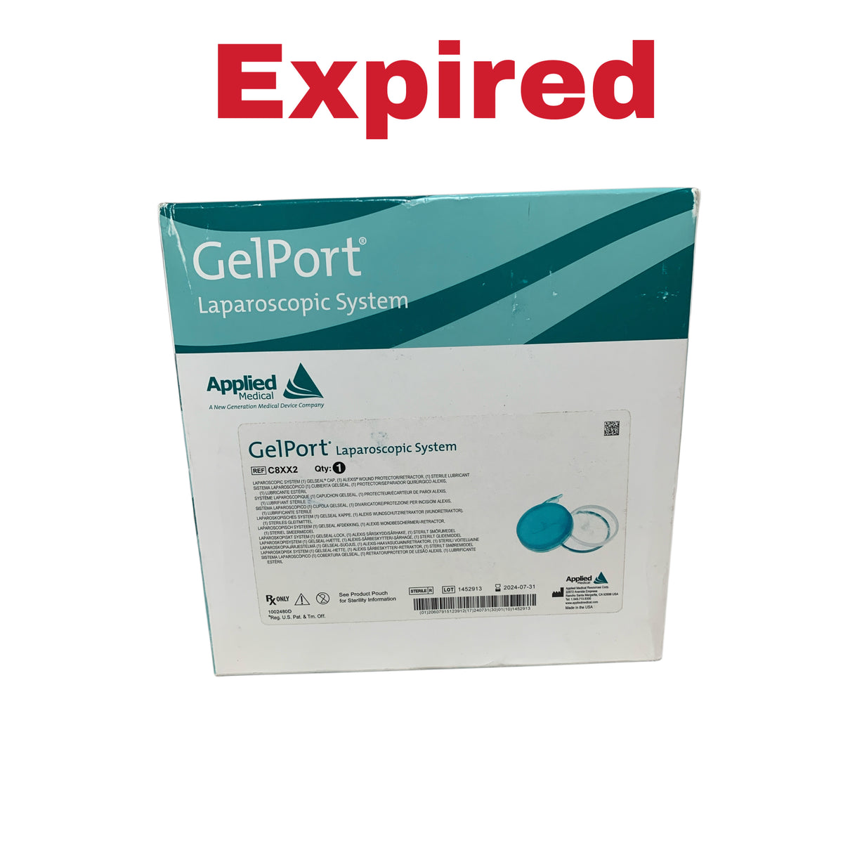 APPLIED MEDICAL C8XX2 GelPort Laparoscopic System Exp 2024 07