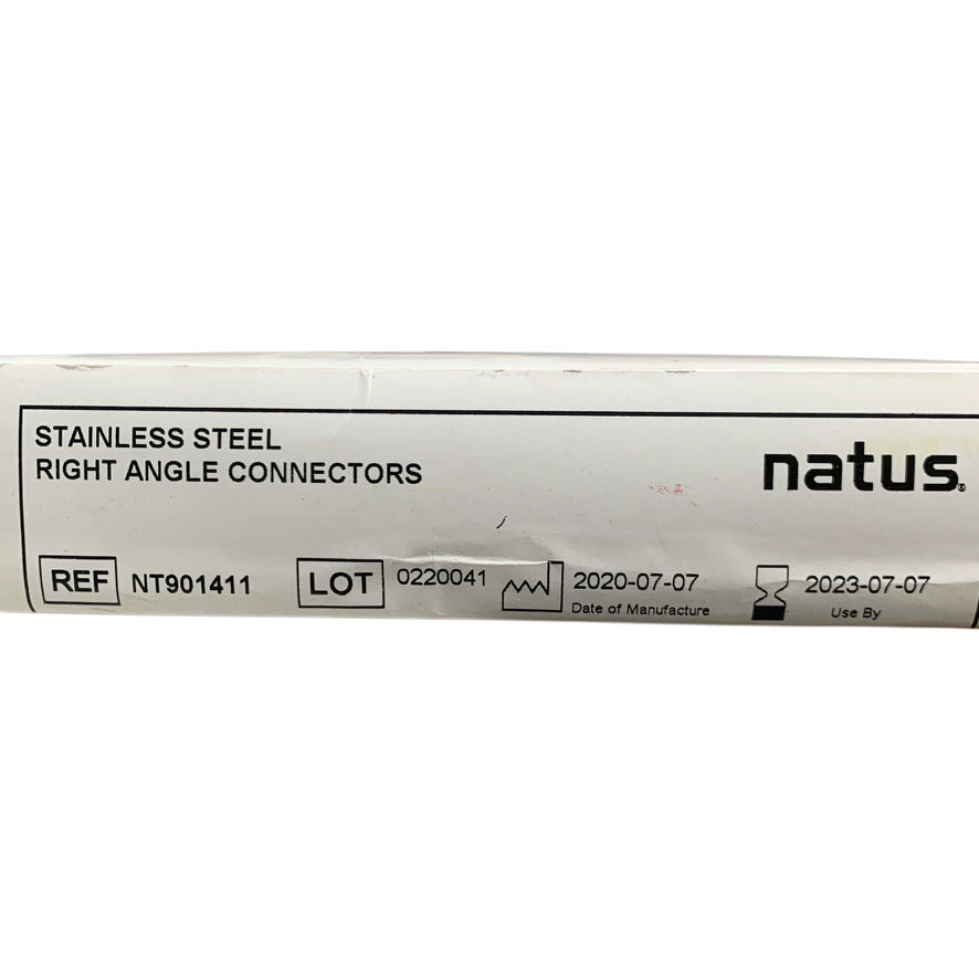 NATUS MEDICAL NT901411 Stainless Steel Right Angle Connectors Exp 2023 07