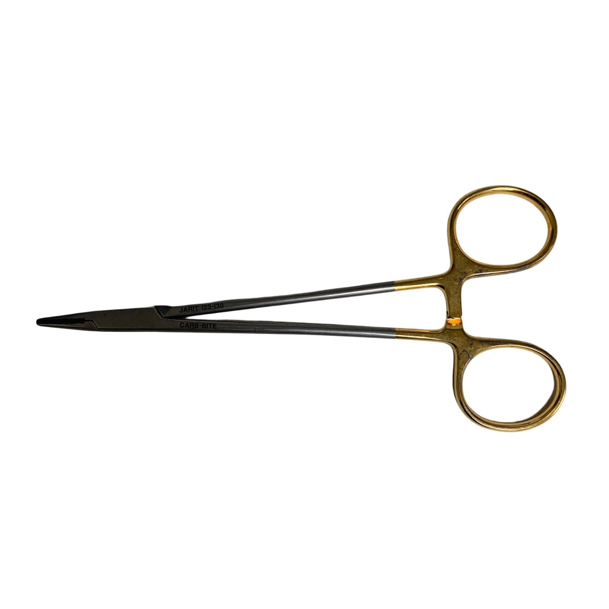 JARIT 123-130 Carb-Bite Serrated Jaws Needle Holder 5-7/8"