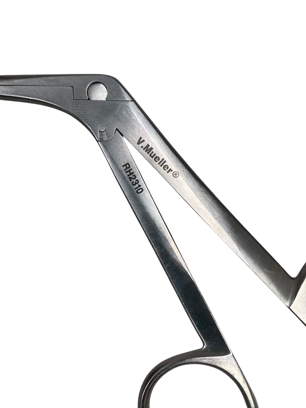 V. MUELLER REF RH2310 Ferris-Smith OR / Surgical Grade German Stainless Steel NonSterile Finger Ring Handle Straight Fenestrated Serrated Round Tips