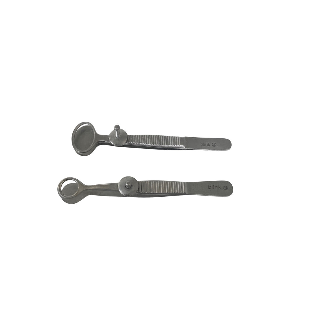 BLINK REF 90-4005 & 90-4007 CHALAZION CLAMP Hunt Chalazion Forceps and Desmarres Chalazion Forceps