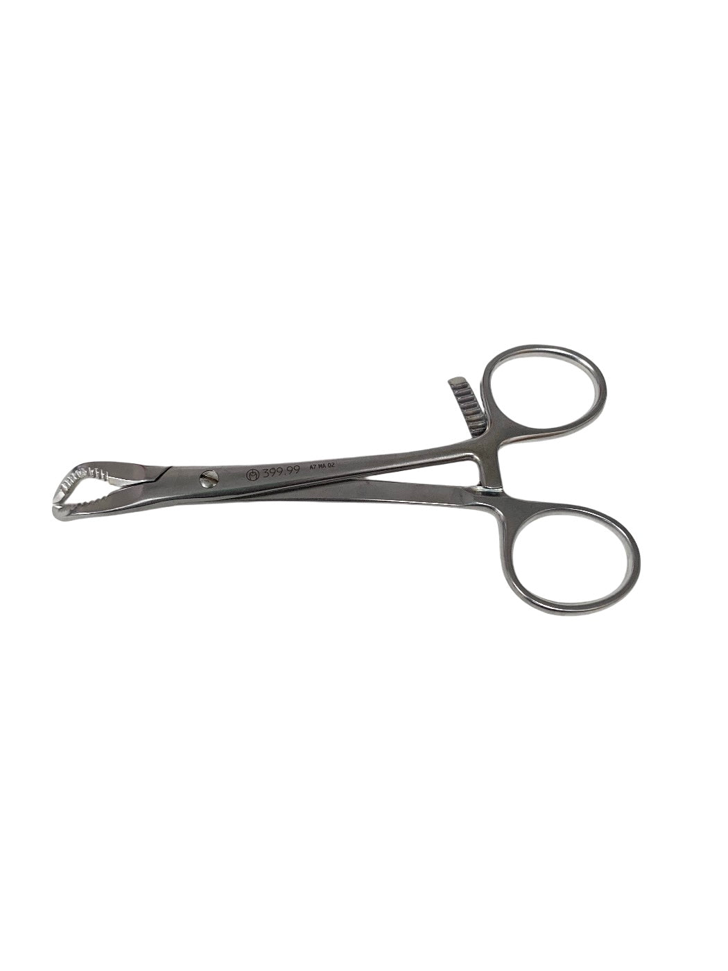 SYNTHES REF 399.99 Reduction Forceps, 144 mm Length, Ratchet, with Serrated Jaw