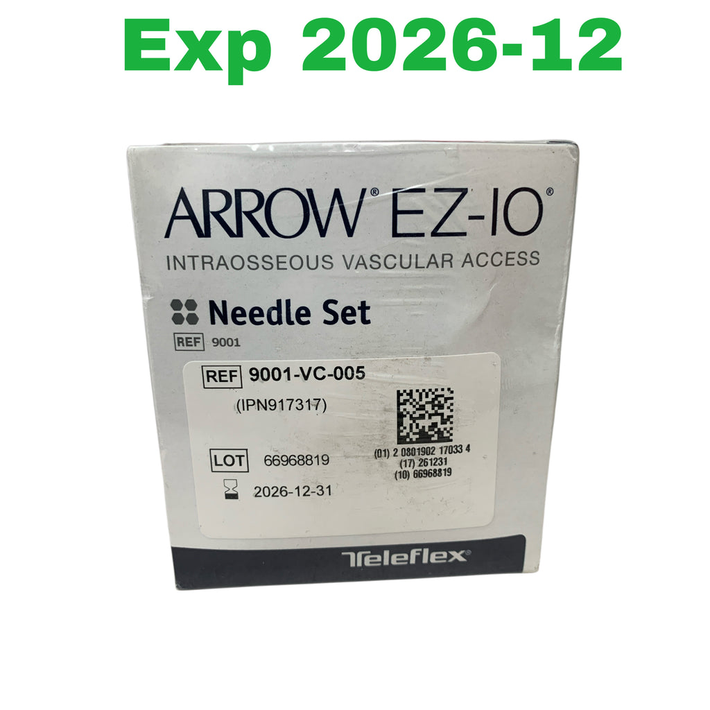 TELEFLEX 9001-VC-005 Arrow EZ-IO Intraosseous Vascular Access Needle Set 25mm 15ga Exp 2026 12