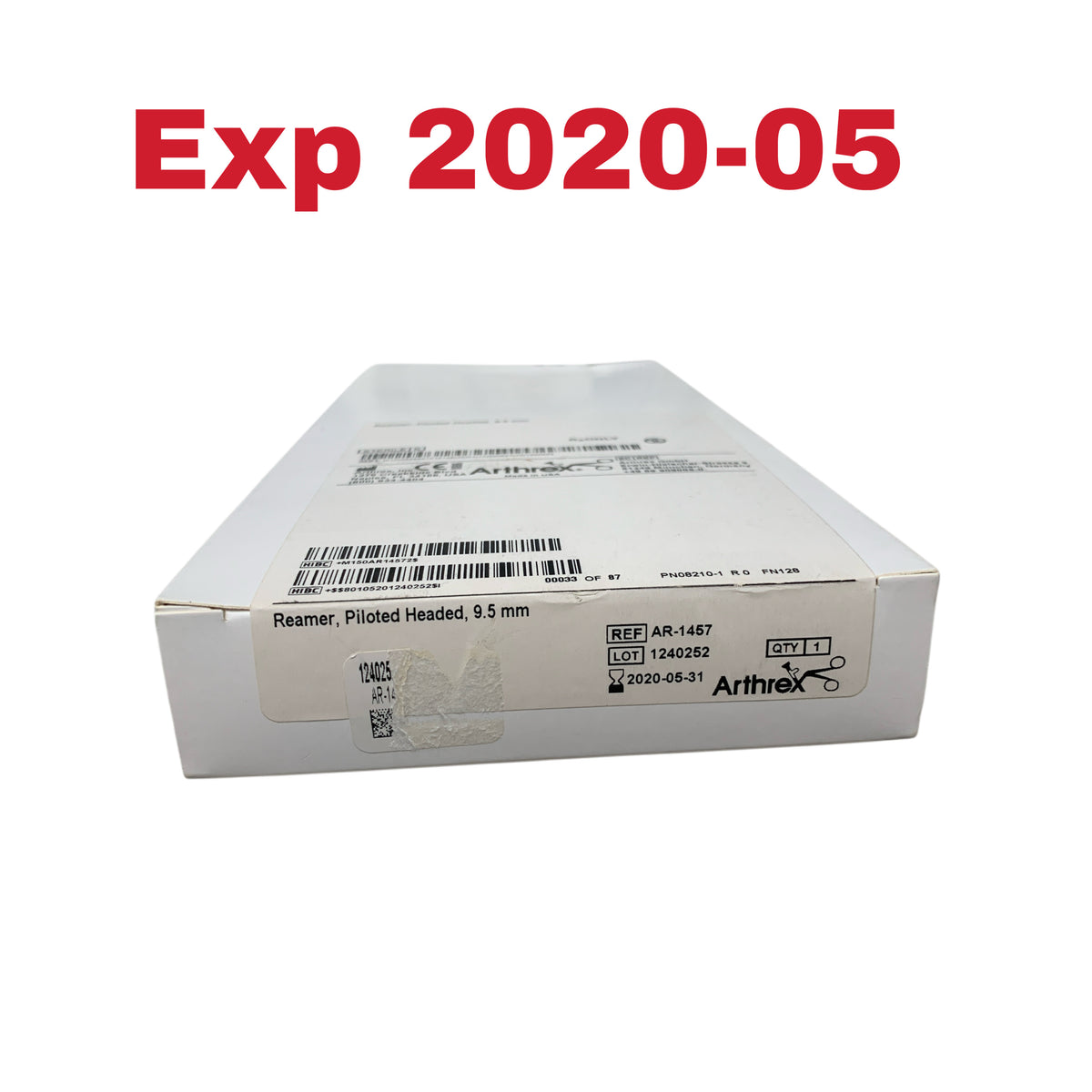 ARTHREX AR-1457 Reamer Piloted Headed 9.5 mm Exp 2020 05