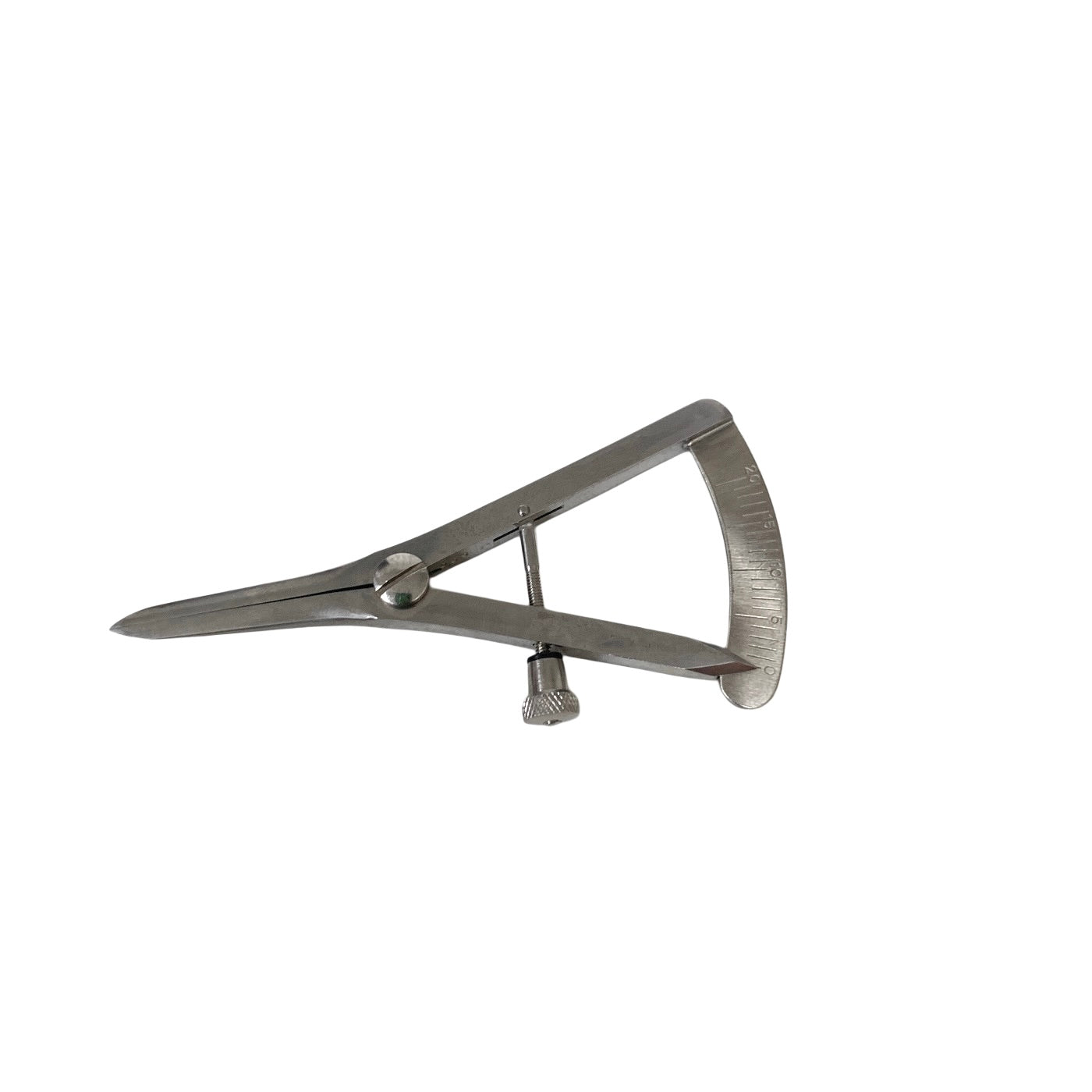 AMBLER REF 1144E Castroviejo caliper 3 1/2'', straight tips, measures from 0-20mm in 1.0mm increments, adjustable thumb-screw tension