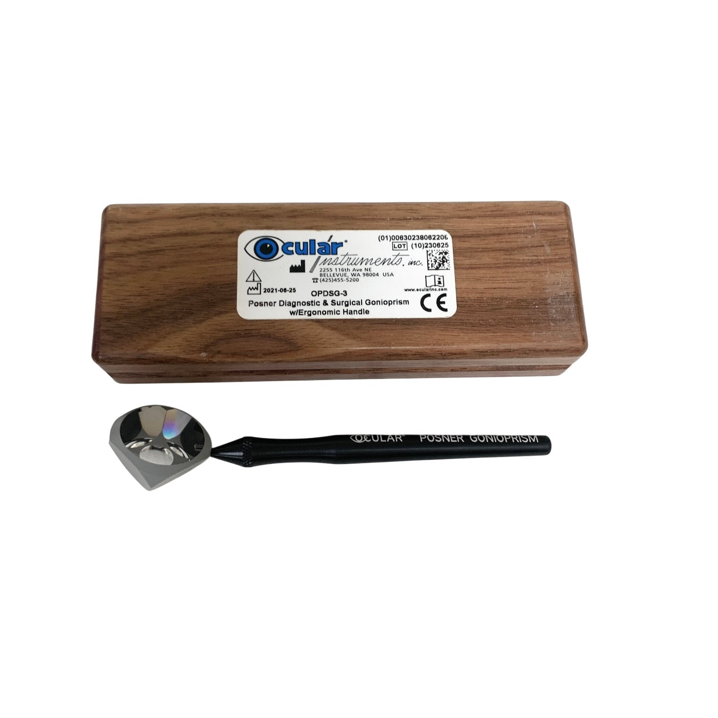 OCULAR REF OPDSG-3 Posner Diagnostic & Surgical Gonioprism w/Ergonomic Handle