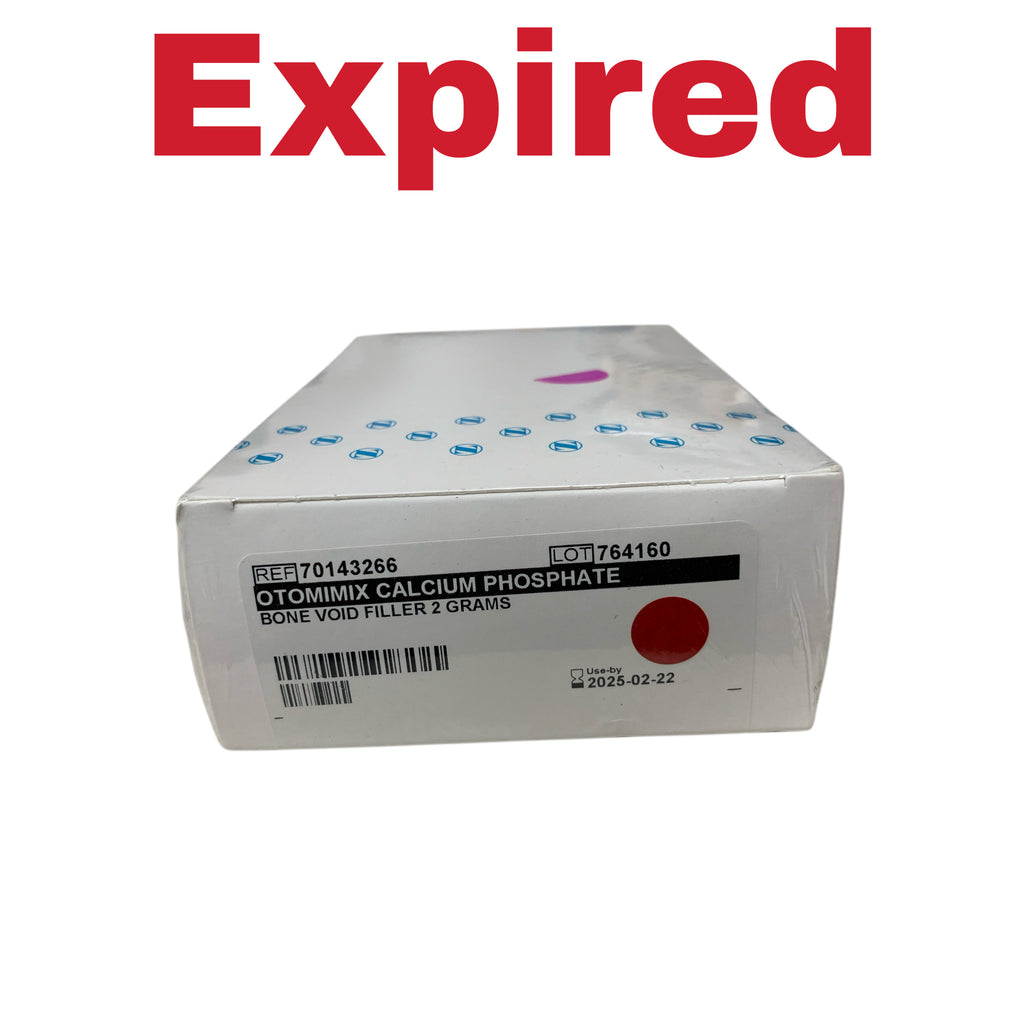 BIOMET REF 70143266 OTOMIMIX CALCIUM PHOSPHATE BONE VOID FILLER 2 GRAMS Exp 2025 02