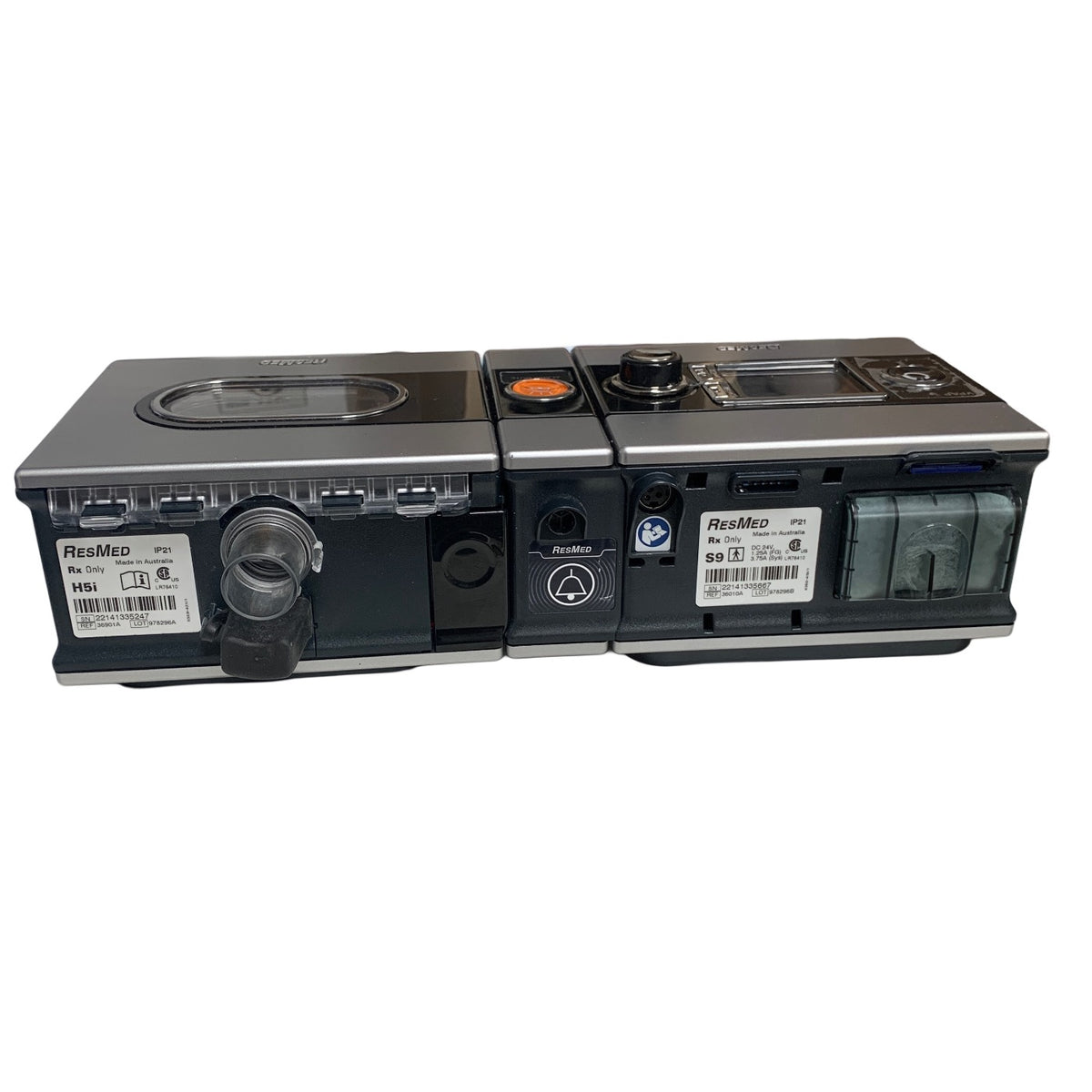 RESMED 36010A S9 VPAP With 36901A H5i Humidifier With Power Supply