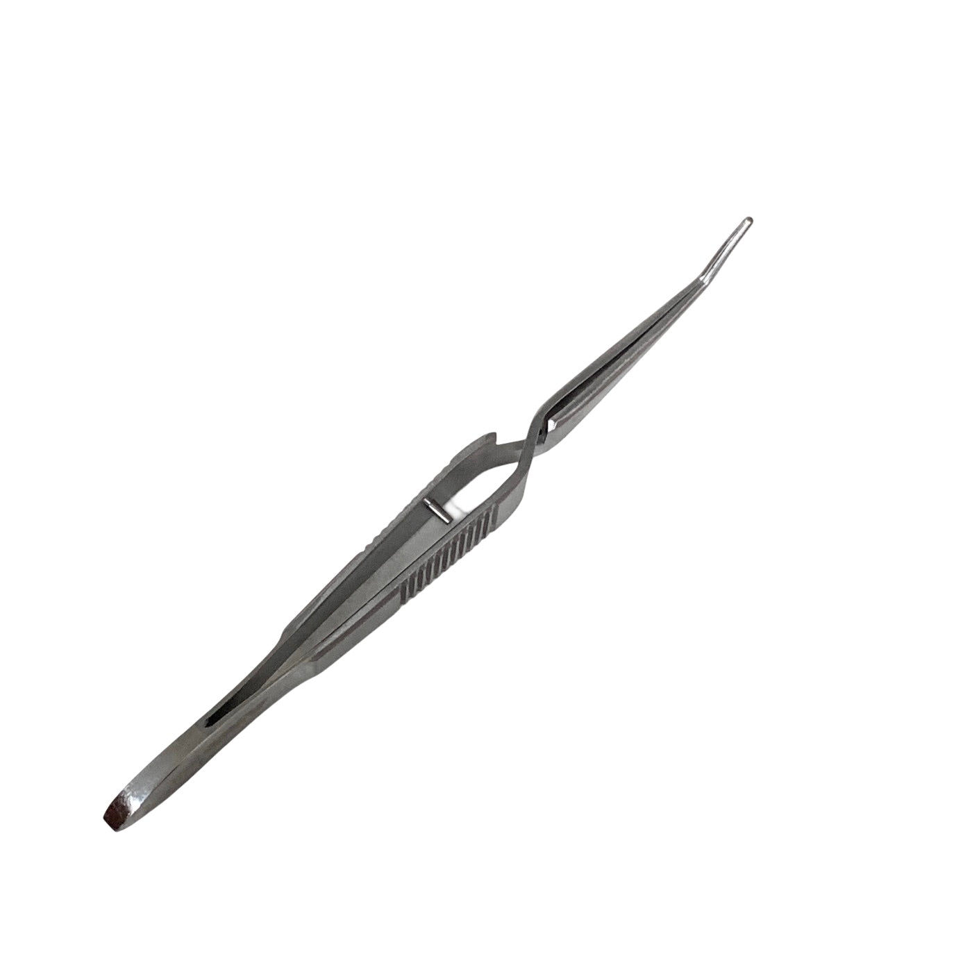 AMBLER REF 2557E Scleral plug forceps 4 1/8'',vaulted shafts, 3.5mm jaw spread