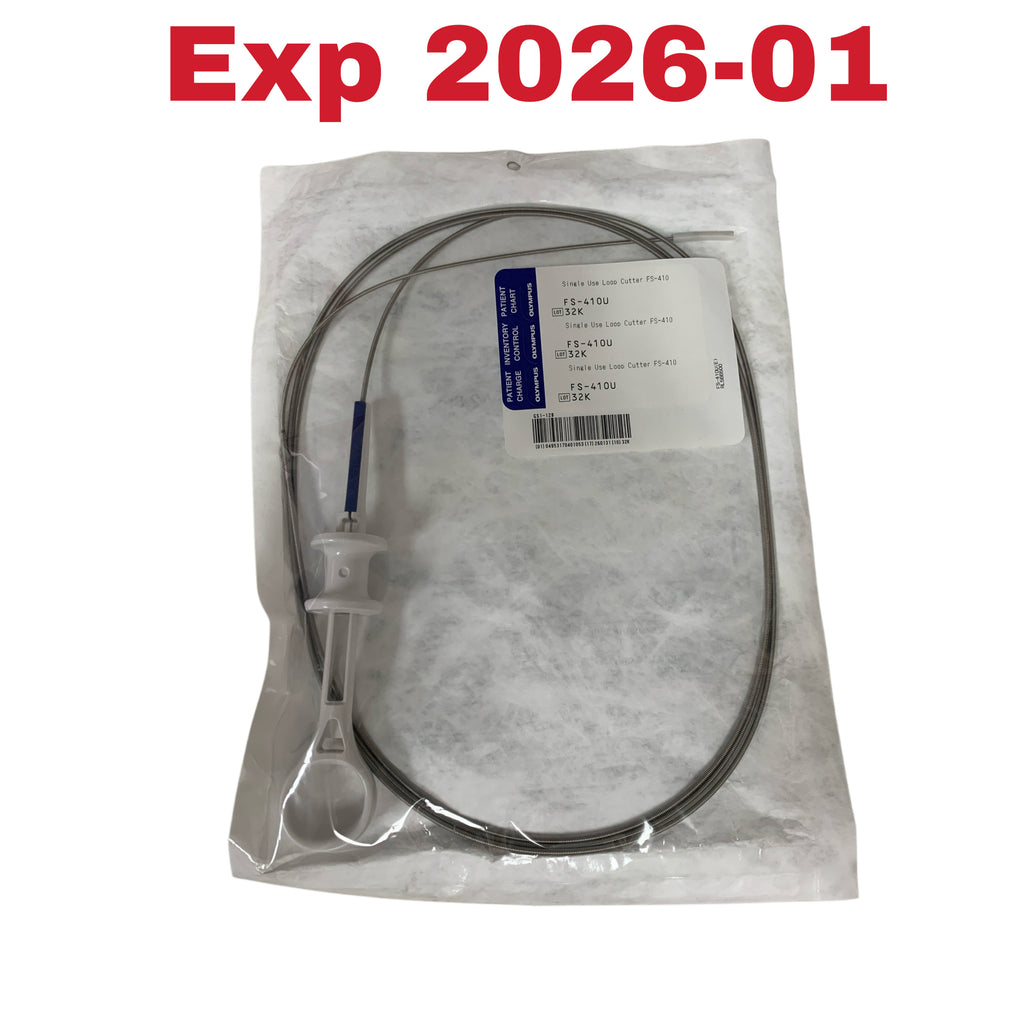 OLYMPUS REF FS-410U Single Use Loop Cutter FS-410 Endapy 2300mm, Exp.2026/01