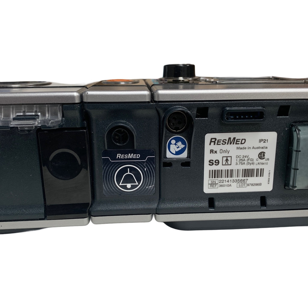 RESMED 36010A S9 VPAP With 36901A H5i Humidifier With Power Supply