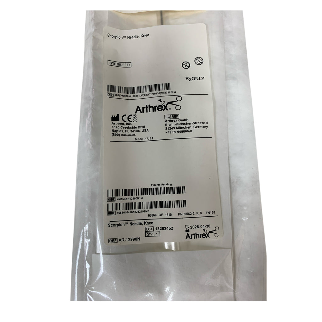 ARTHREX REF AR-12990N Scorpion Needle Knee, Exp.2026/04