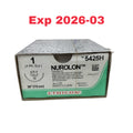 ETHICON RFE 5425H Nurolon Black Braided Polyamide Nylon Suture 1 CT-1 30" (75 cm) Exp.2026/03