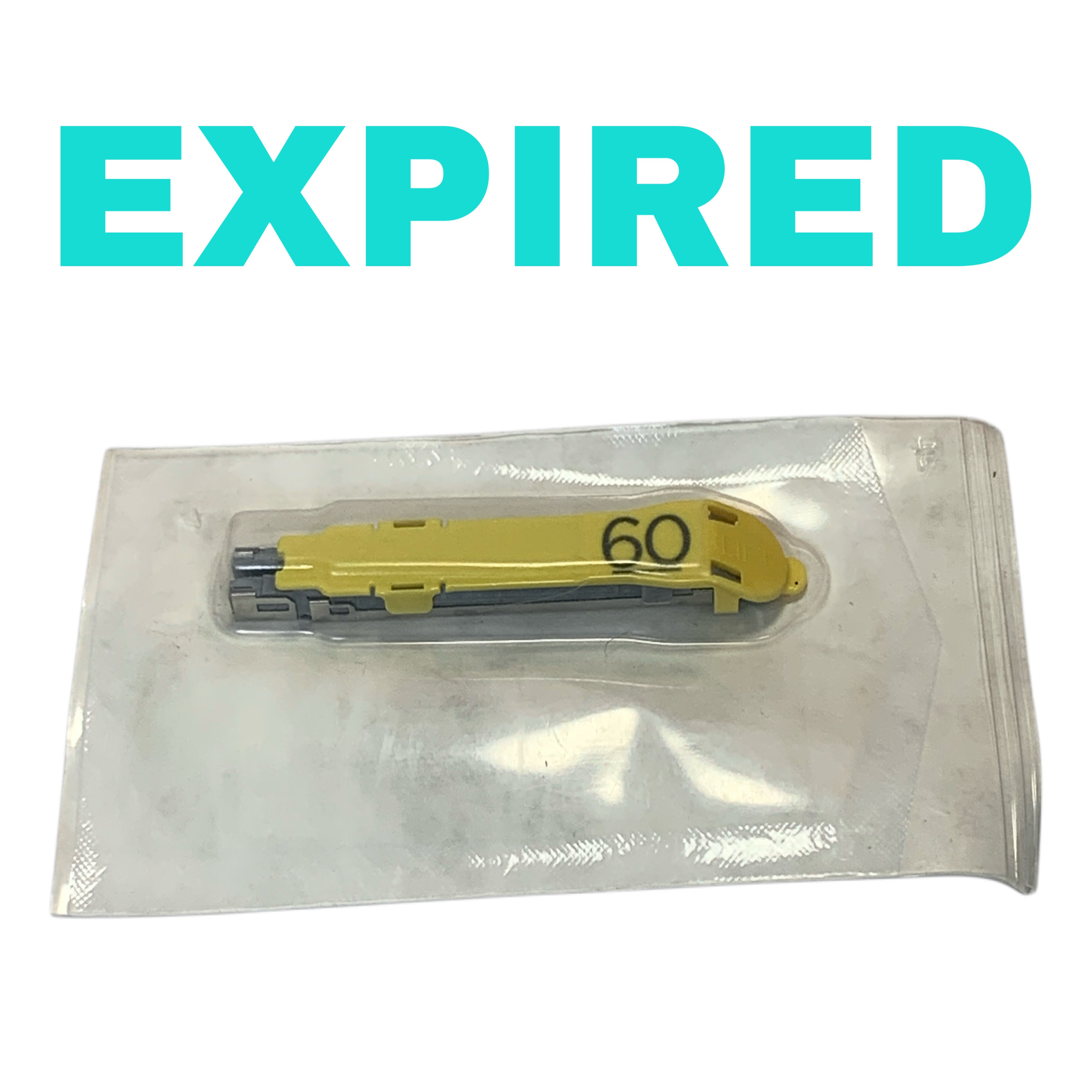 ETHICON REF ECR60M Echelon 60 Endopath Stapler Reload Yellow 6 Rows 2.0mm Exp.2025/07