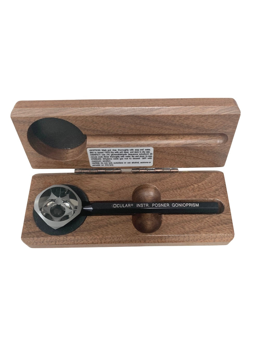 OCULAR REF OPDSG-2 POSNER DIAGNOSTIC & SURGICAL GONIOPRISM W/ HEXAGONAL HANDLE