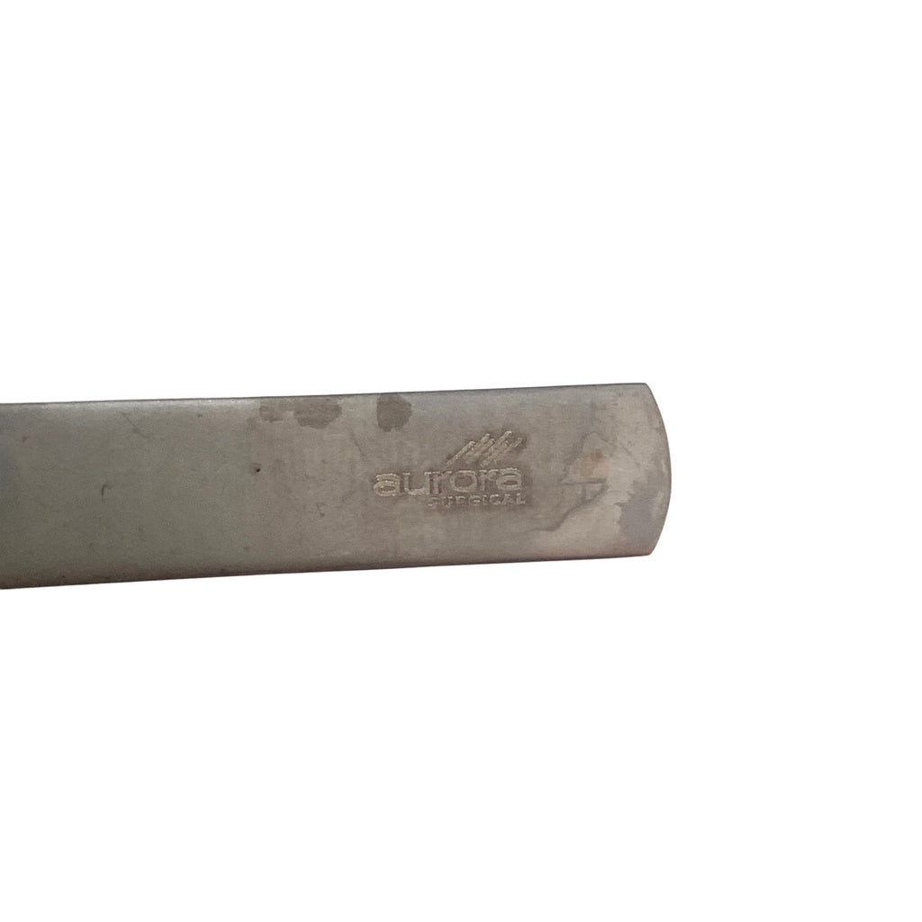 AURORA REF AS7-432S McPherson Straight Tying Forceps, 5mm Tying Platform, Long Handle, 115mm, Stainless Steel