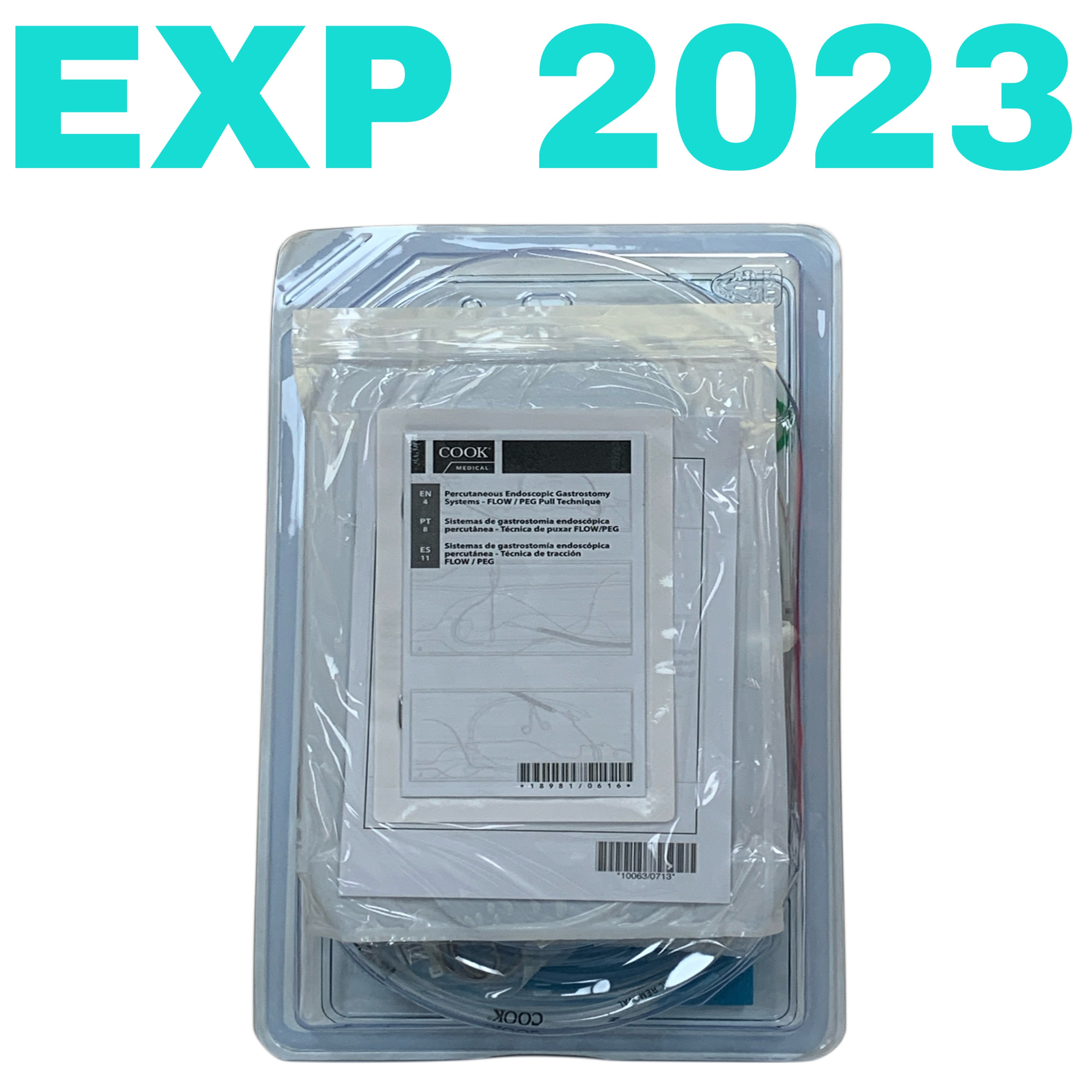 COOK MEDICAL G22638 FLOW-20-PULL-S Percutaneous Endoscopic Gastrostomy Set 20 fr Exp.2023/03