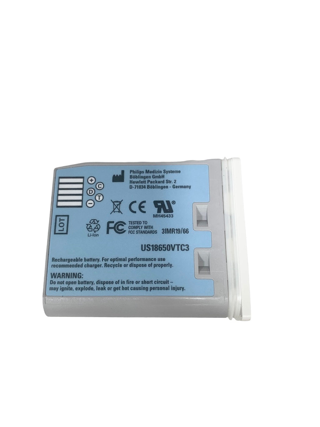 PHILIPS REF M4607A 11.1V 1600 mAh 17.76Wh Rechargeable Lithium Ion Battery - NEW Open