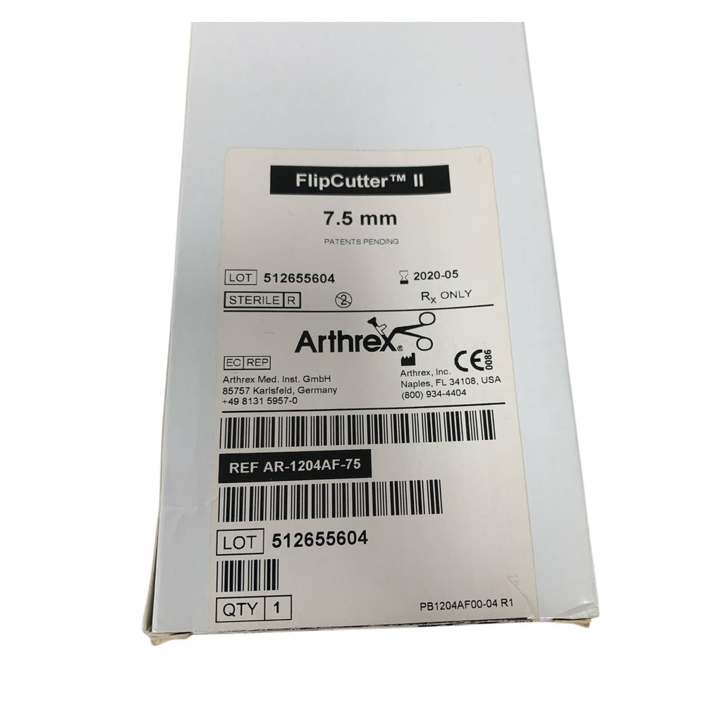 ARTHREX AR-1204AF-75 FlipCutter II 7.5 mm Exp 2020 05