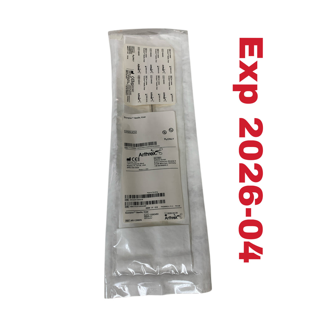 ARTHREX REF AR-12990N Scorpion Needle Knee, Exp.2026/04