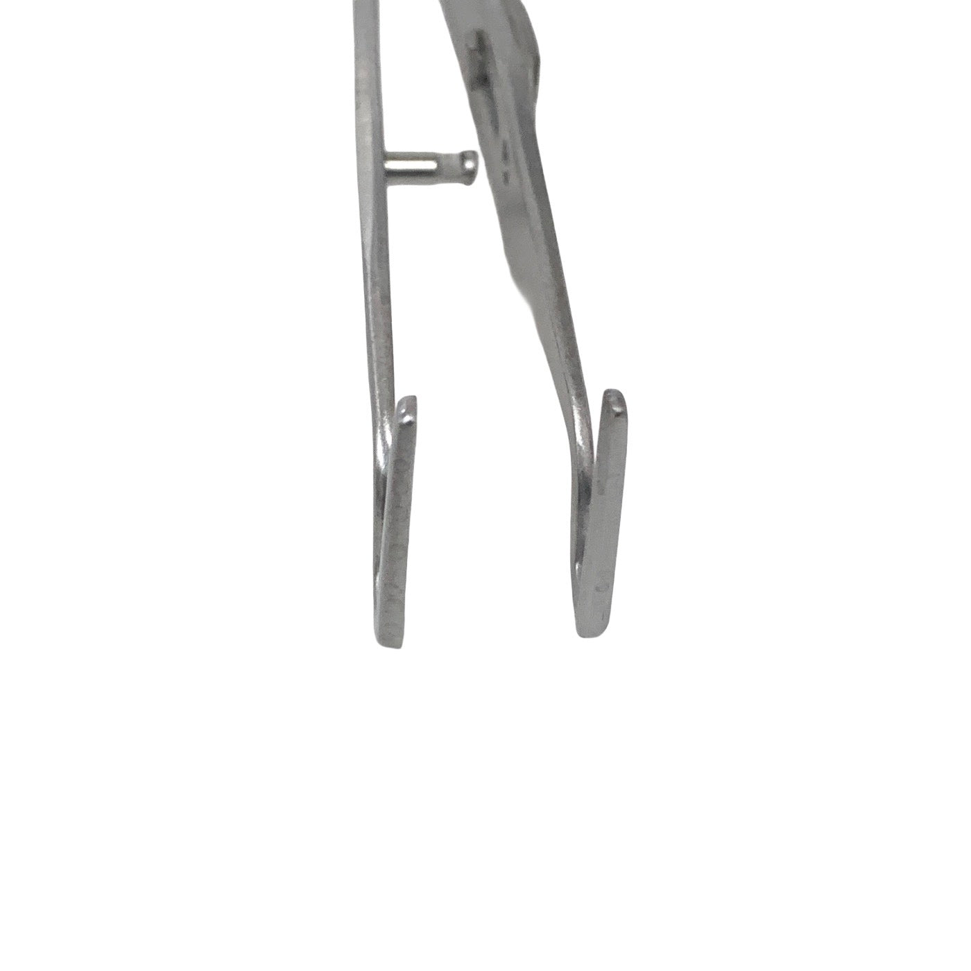 AMBLER REF 2329E Berke ptosis clamp forceps 3 7/8''with slide lock, curved around shafts, 20.0mm jaws with longitudinal serrations