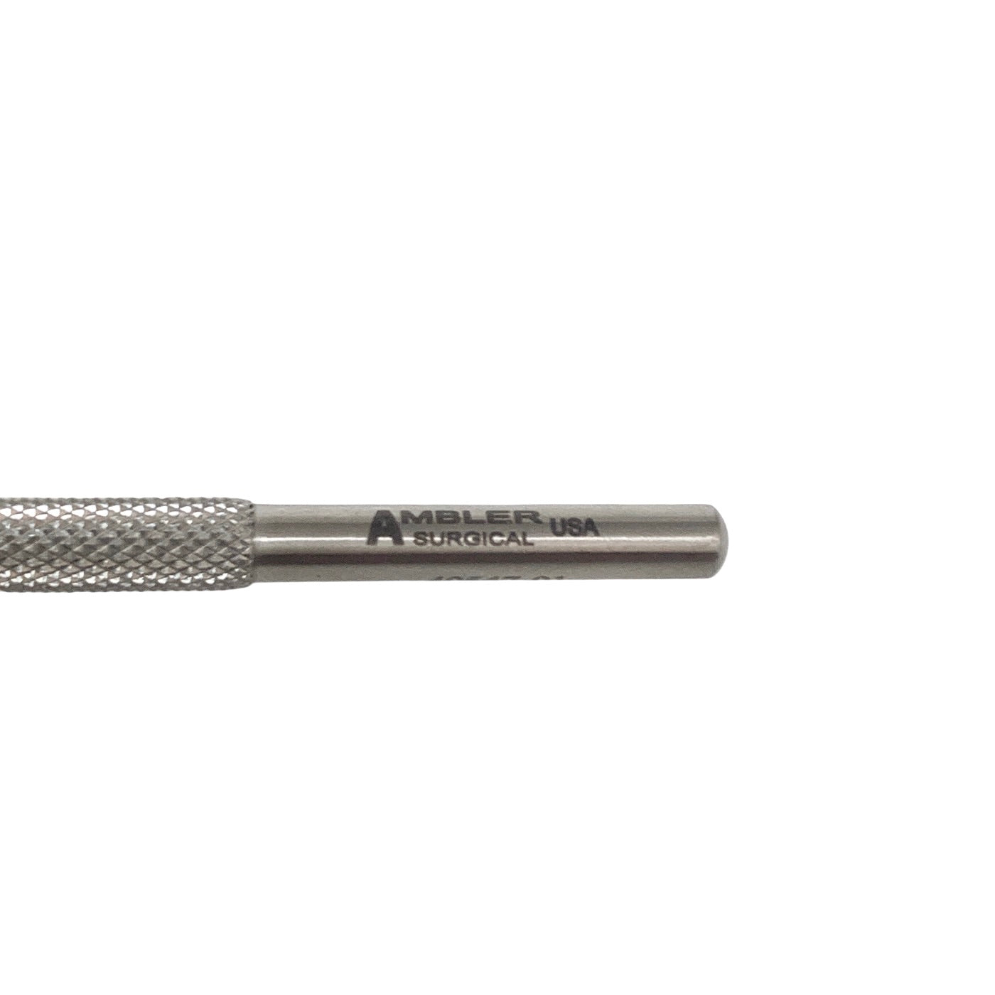 AMBLER REF 3285E Bechert nucleus rotator 4 7/8'',angled shaft, 7.0mm from bend to tip, horizontal y-shaped rotator tip, round handle