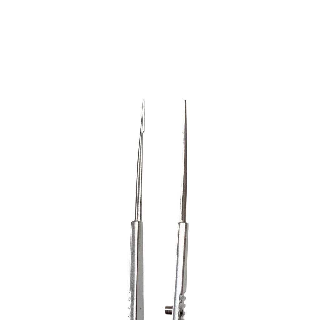 AMBLER Ref 2560E Harms tying forceps 4 1/4'',straight shafts, smooth jaws, 6.5mm tying platforms, wide flat handle