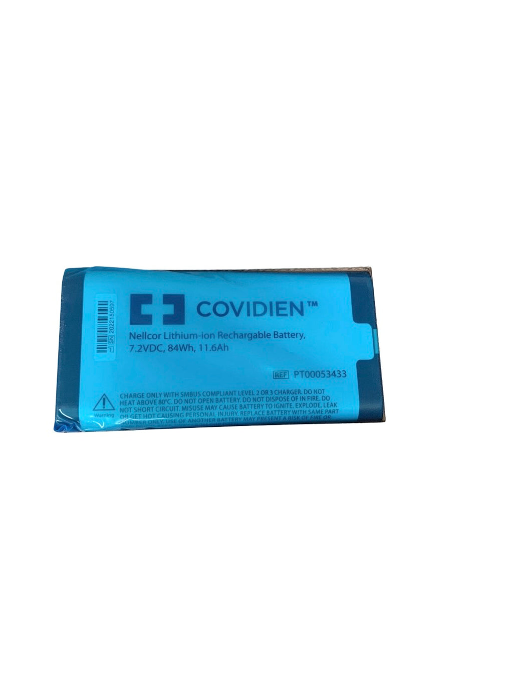 COVIDIEN REF PT00053433 Nellcor Lithium-ion Rechargable Battery, 7.2VDC, 84Wh, 11.6Ah