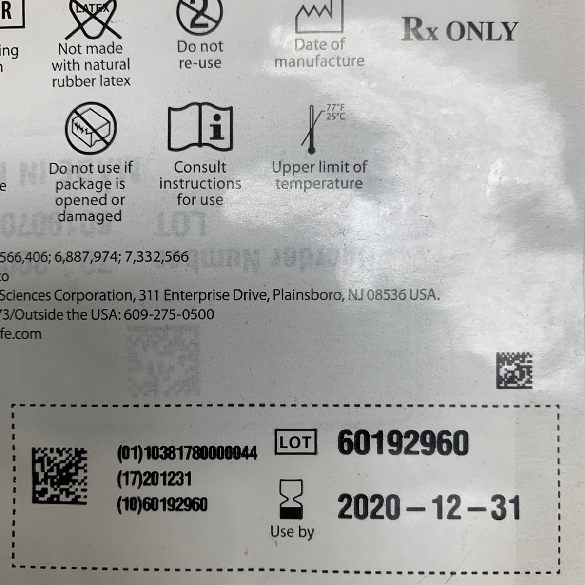 INTEGRA REF 206520 DuraSeal Exact Spine Sealant System 5mL Polymer Kit, EXP 2020-12