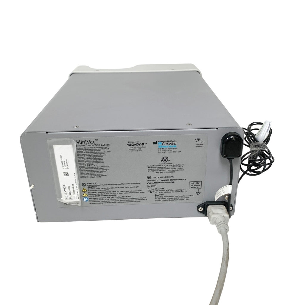 MEGADYNE MINIVAC REF ECVV120, SMOKE EVACUATION SYSTEM