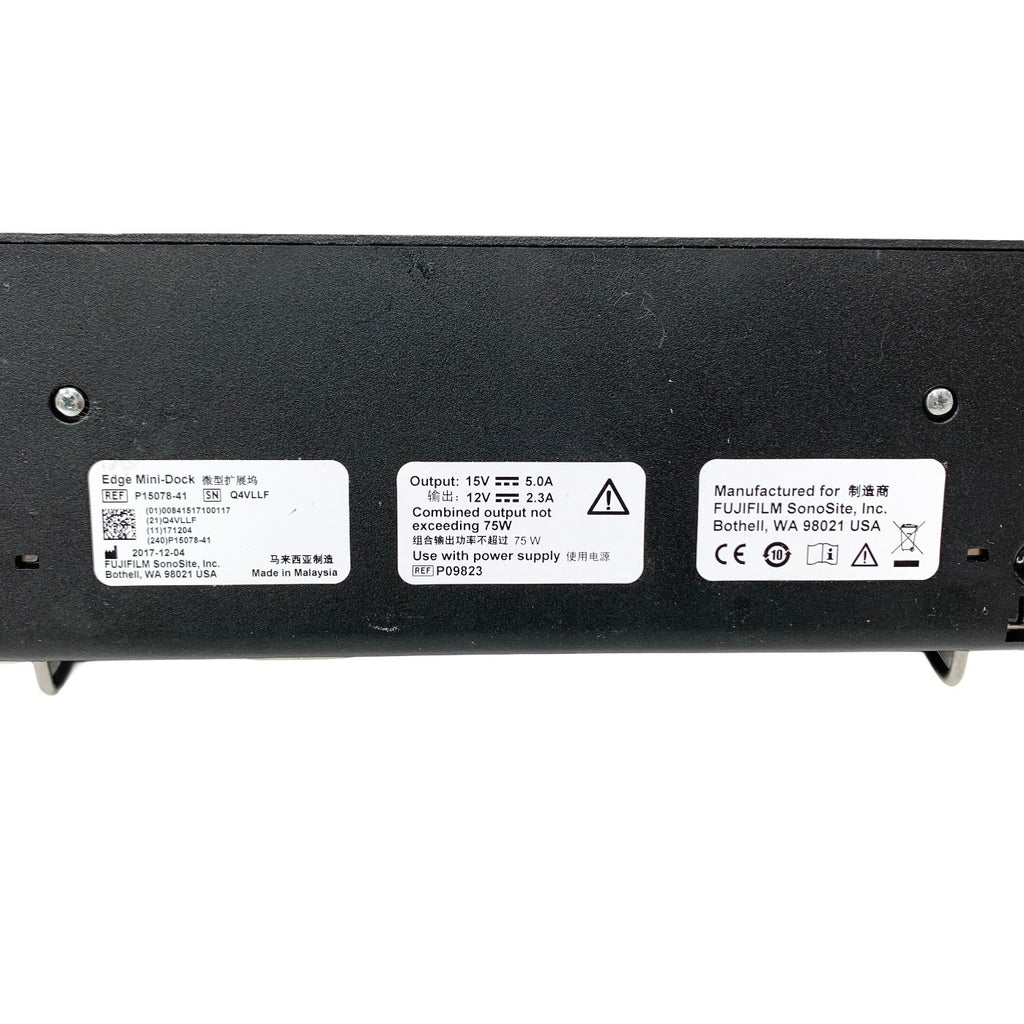 Fujifilm Sonosite REF P15078-41, Edge Mini-Dock, 15V 5.0A
