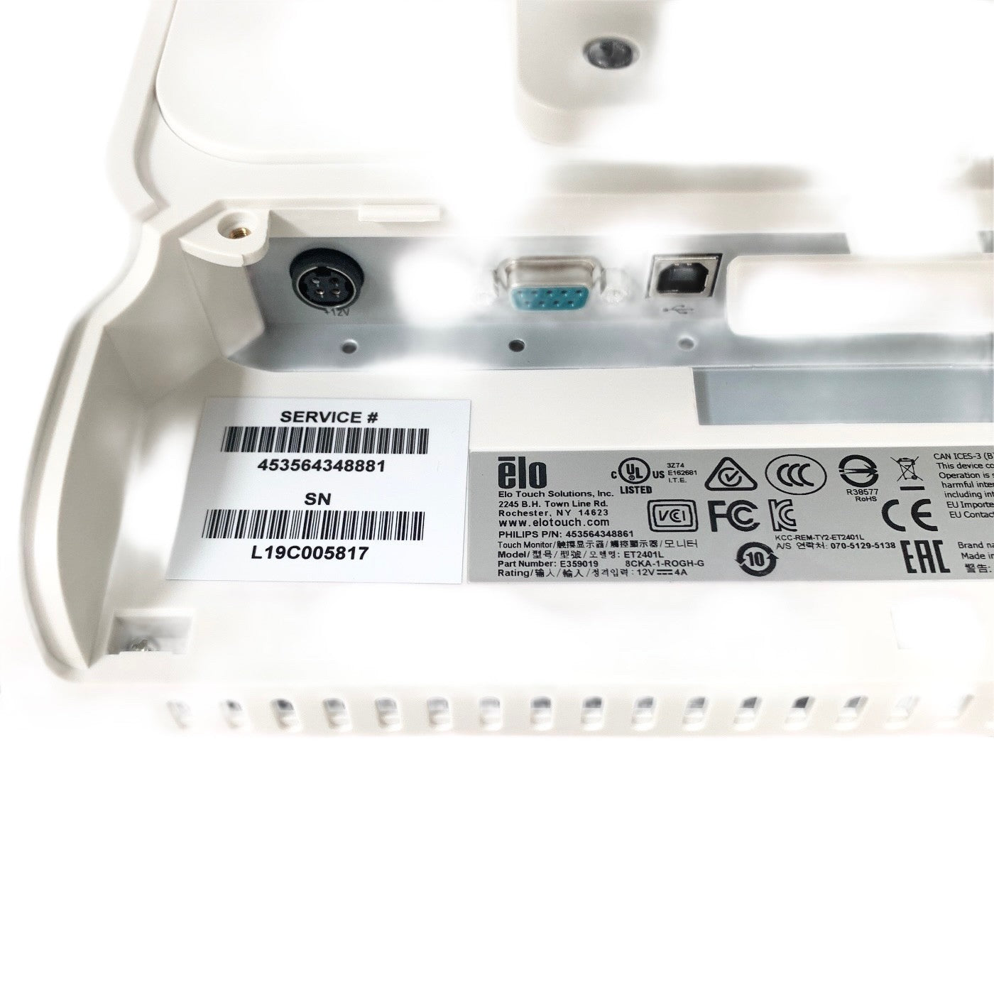 Elo Touch Solutions E359019, 24" Medical Touch Monitor Philips P/N 453564348861