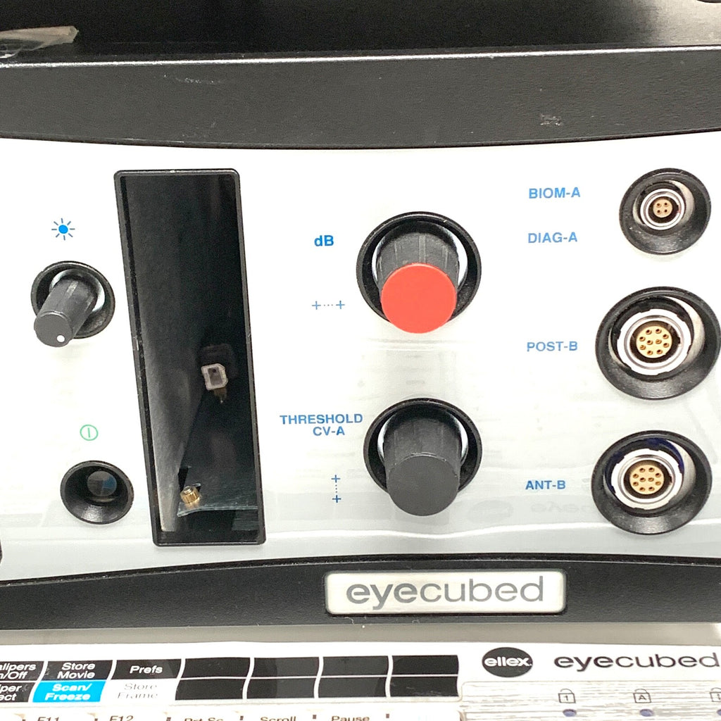 ELLEX Eye Cubed I3 Ultrasound System, w/ keyboard & display, for Parts/Repairs