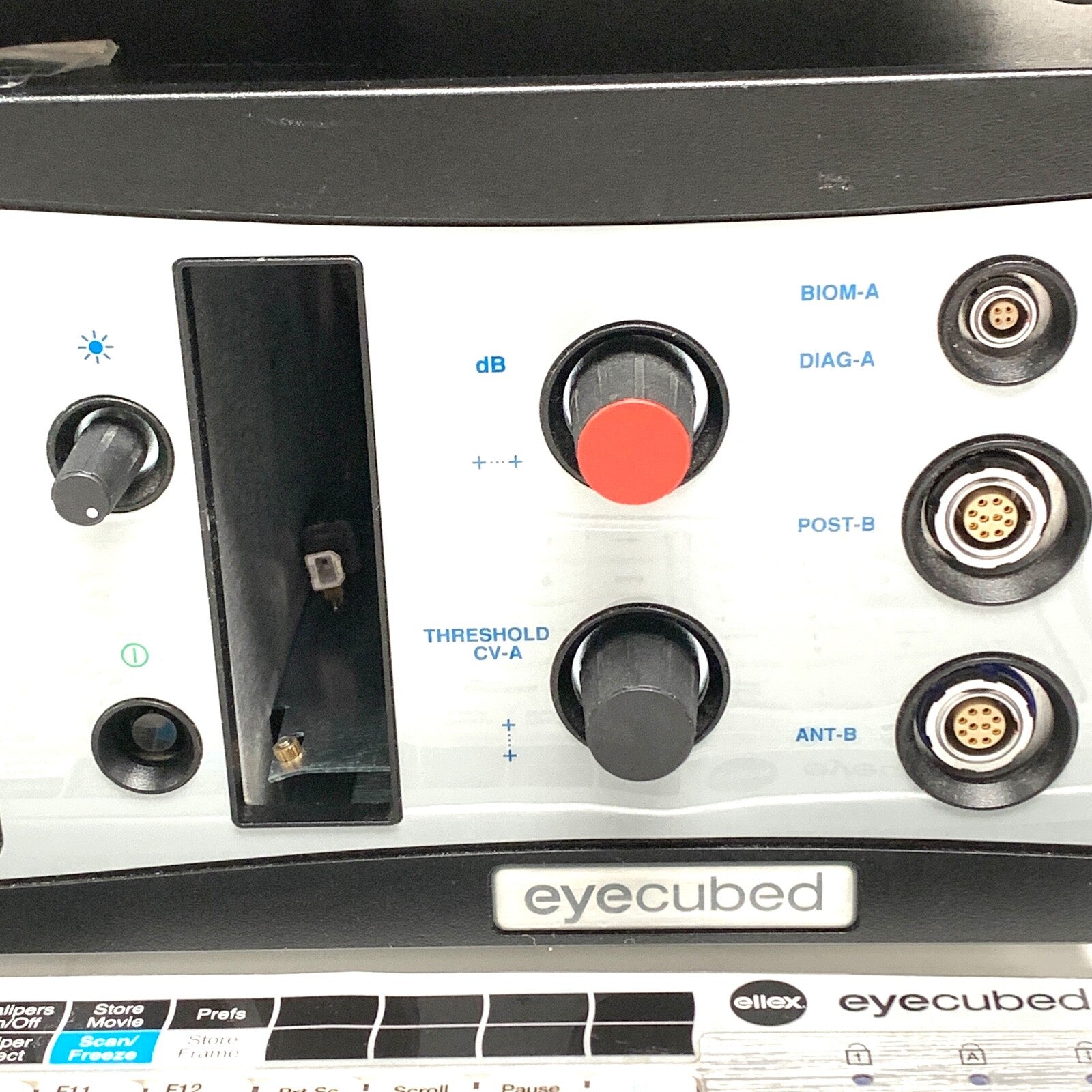 ELLEX Eye Cubed I3 Ultrasound System, w/ keyboard & display, for Parts/Repairs