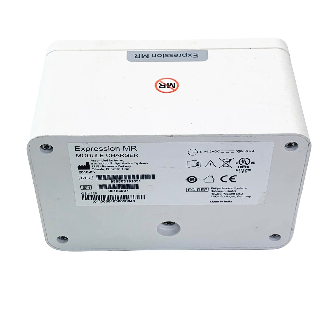 INVIVO Ref 989803191031, Expression MR MODULE BATTERY CHARGER