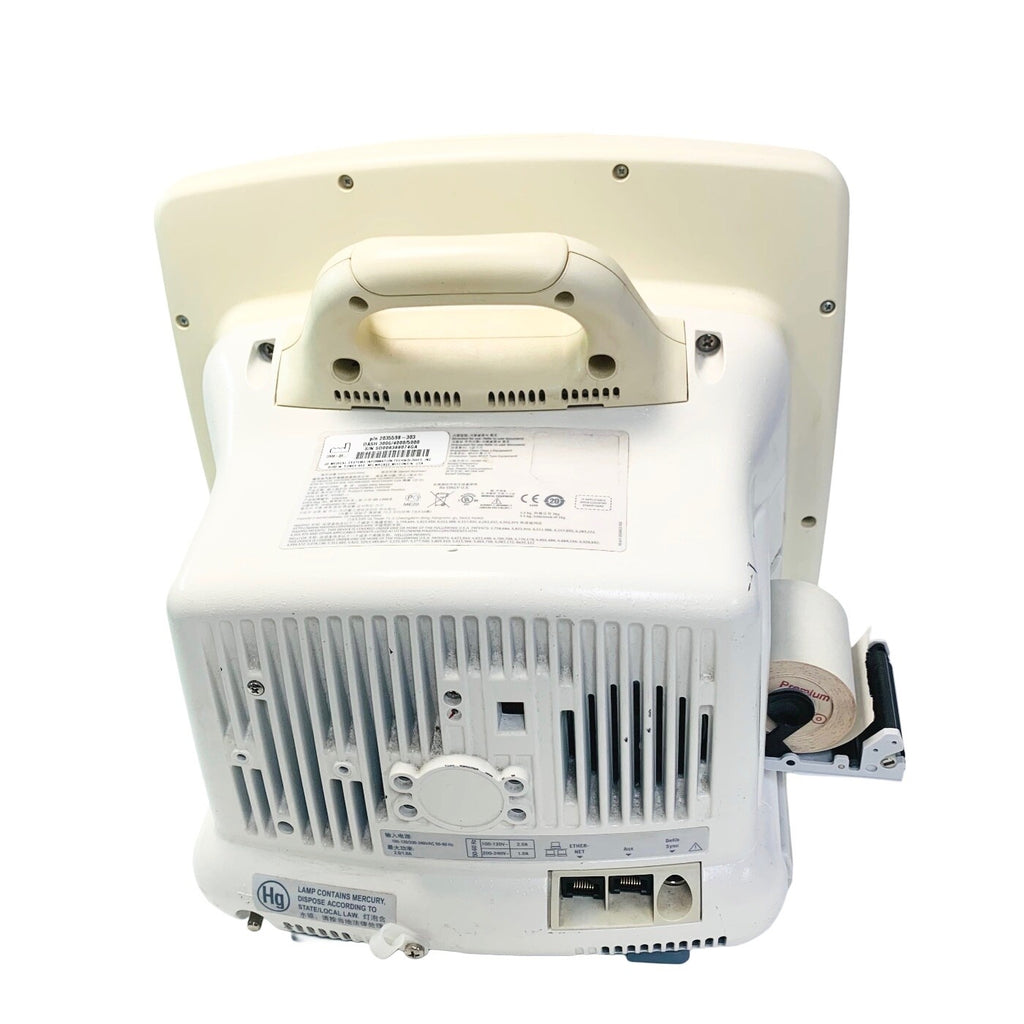 GE Dash 5000 Patient Monitor w/ ECG, SpO2, NBP, Co2,Temp, and Printer
