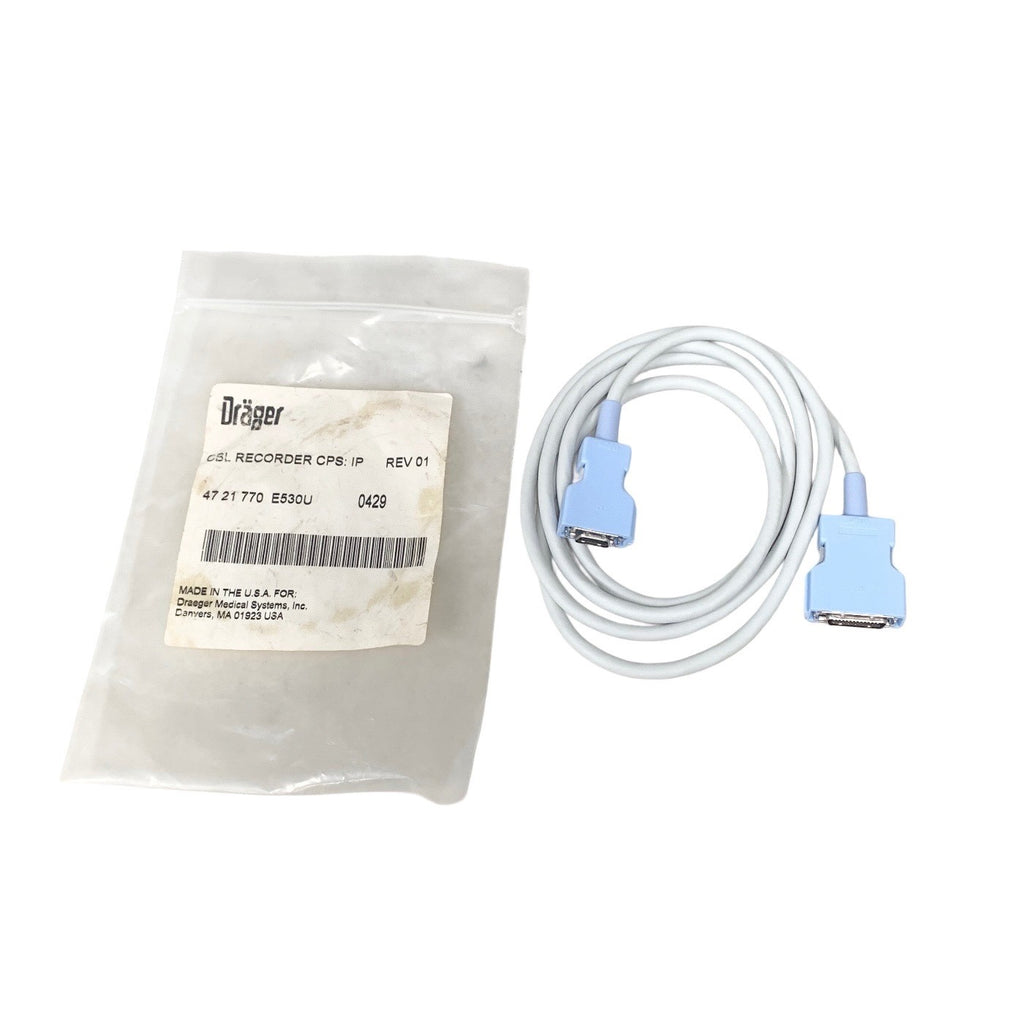 DRAGER REF 4721770, CSL Recorder CPS IP Cable Medical Monitor Lead OEM