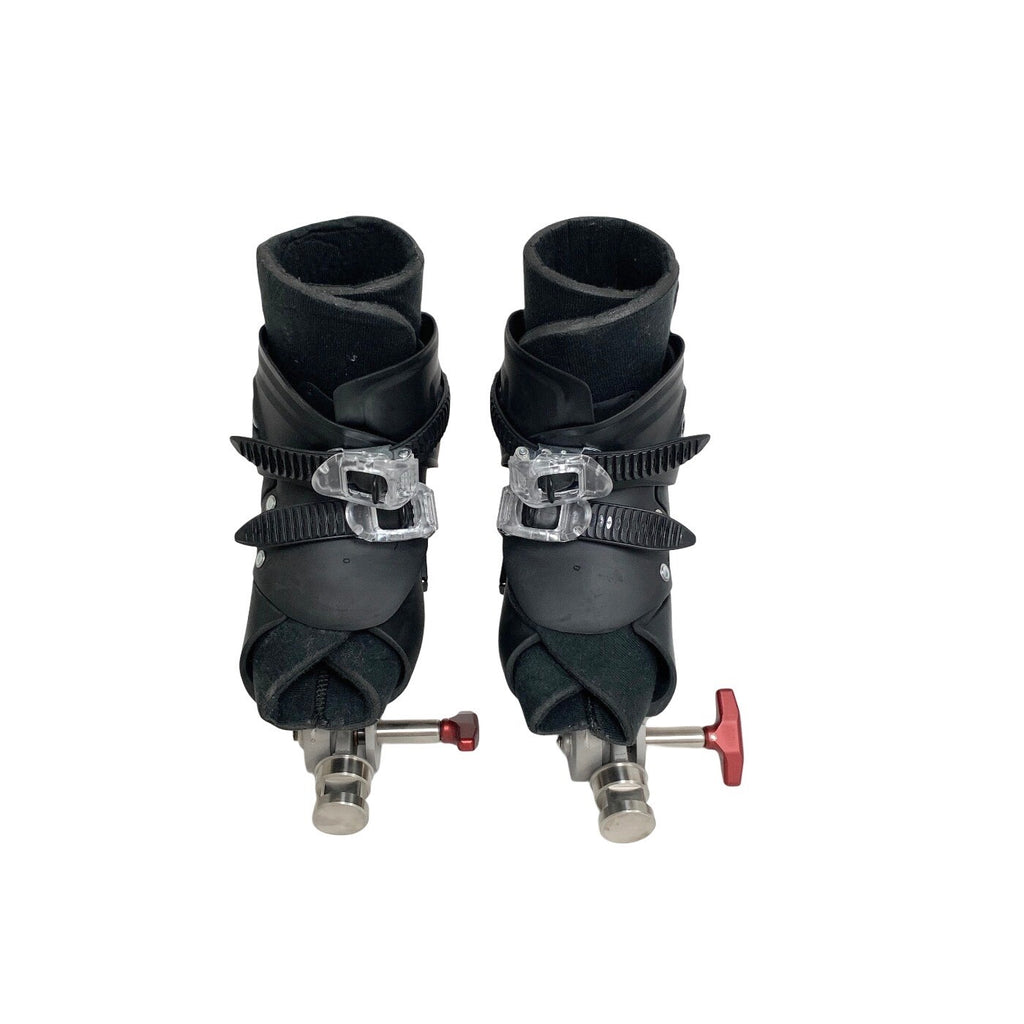 Mizuho OSI REF 5855-863, P-2 RIGHT/LEFT TRACTION BOOT, SMALL, PAIR w/ FOOT PLATE