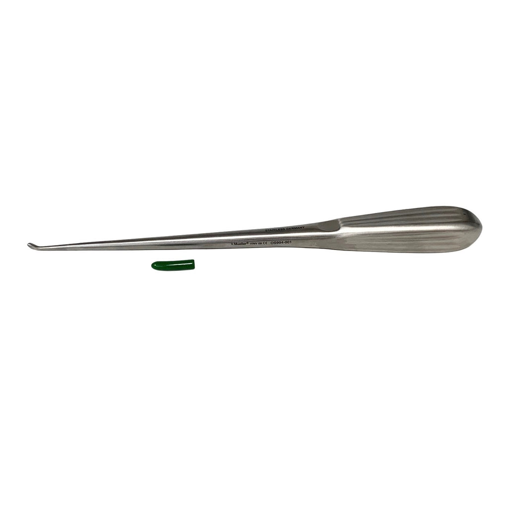 V.Mueller OS994-001 BRUN CURETTE SIZE 000 REVERSE ANGLE OVERALL LENGTH 9"(23CM)
