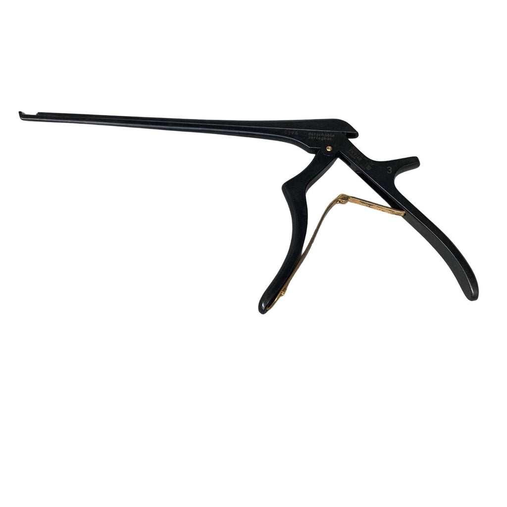 Aesculap FK914B Noir Kerrison Bone Punch 3mm 130 Upward Detachable Surgical